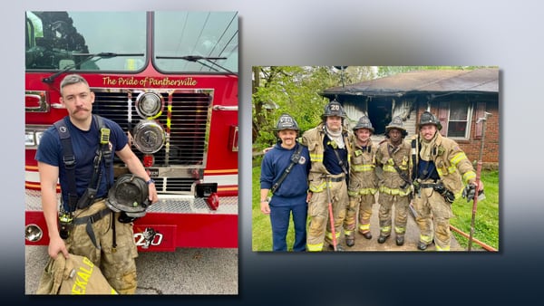 30-year-old DeKalb firefighter rings bell after beating stage IV colon cancer
