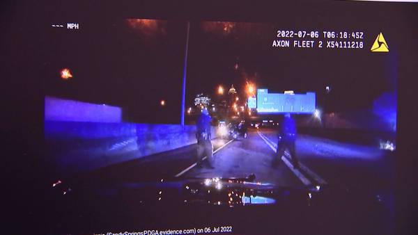 Dashcam video shows arrest of teen who police say carjacked man, led officers on I-285 chase