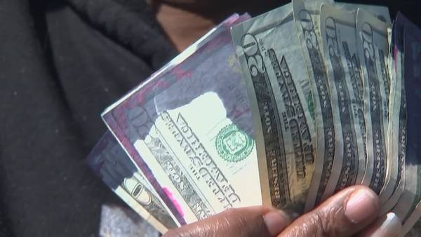 Money covered in blue dye given to customers at Henry County ATM