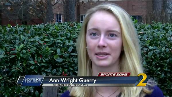 Westminster's Ann Wright Guerry: Montlick Injury Attorneys Athlete of the Week